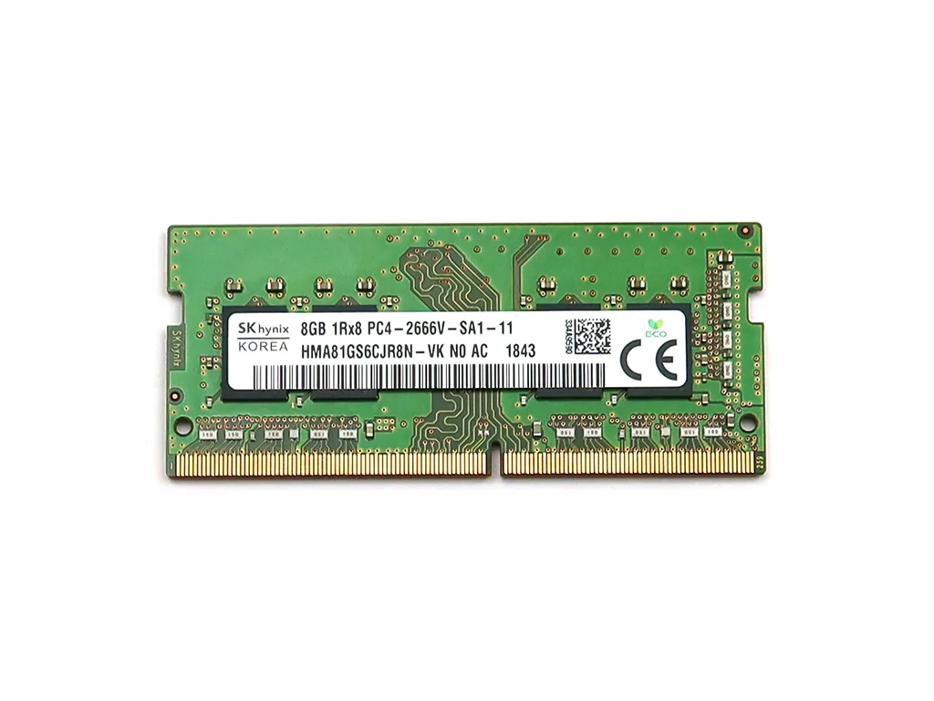SK hynix SK hynix HMA81GS6CJR8N-VK_UA 8GB DDR4 2666MHz SO-DIMM accessory — product photo