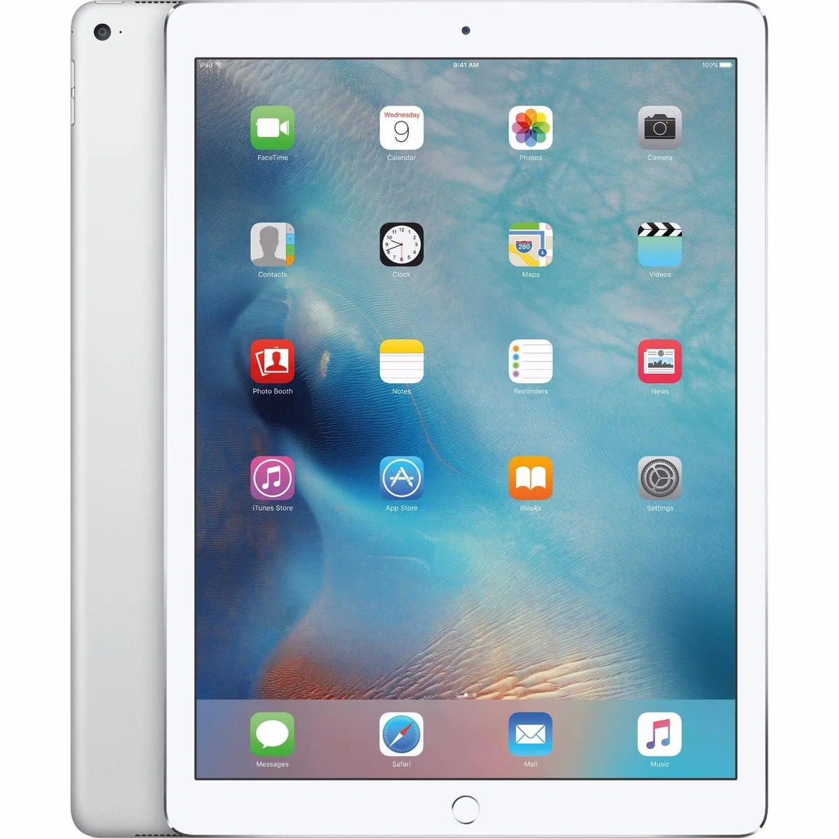 Silver 9.7 inch iPad tablet with 32 GB storage