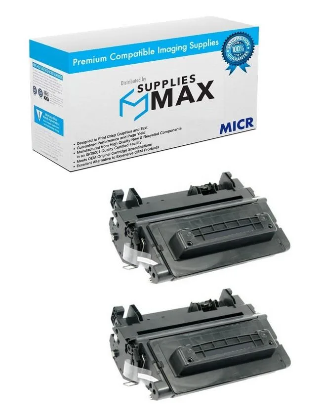 SuppliesMax SuppliesMax HP CC364AD-MICR MICR Toner Cartridge 2/PK 10000 Pages — product photo