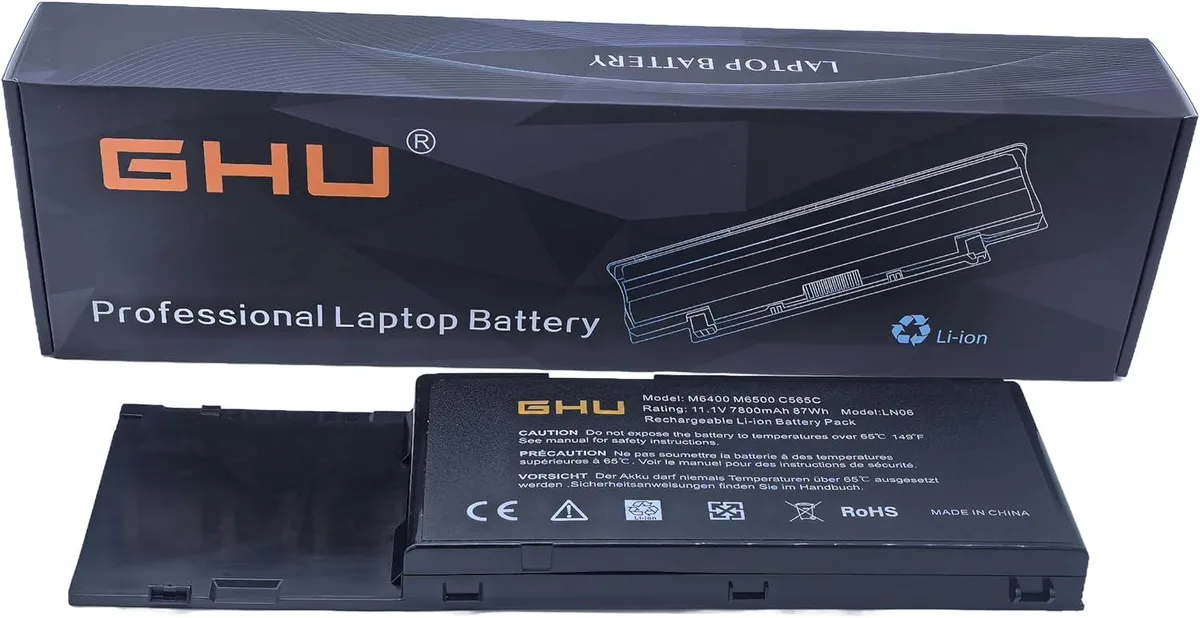 PISKEKAT PISKEKAT 87 WH C565C laptop battery for Dell Precision M6400 M6500 — product photo