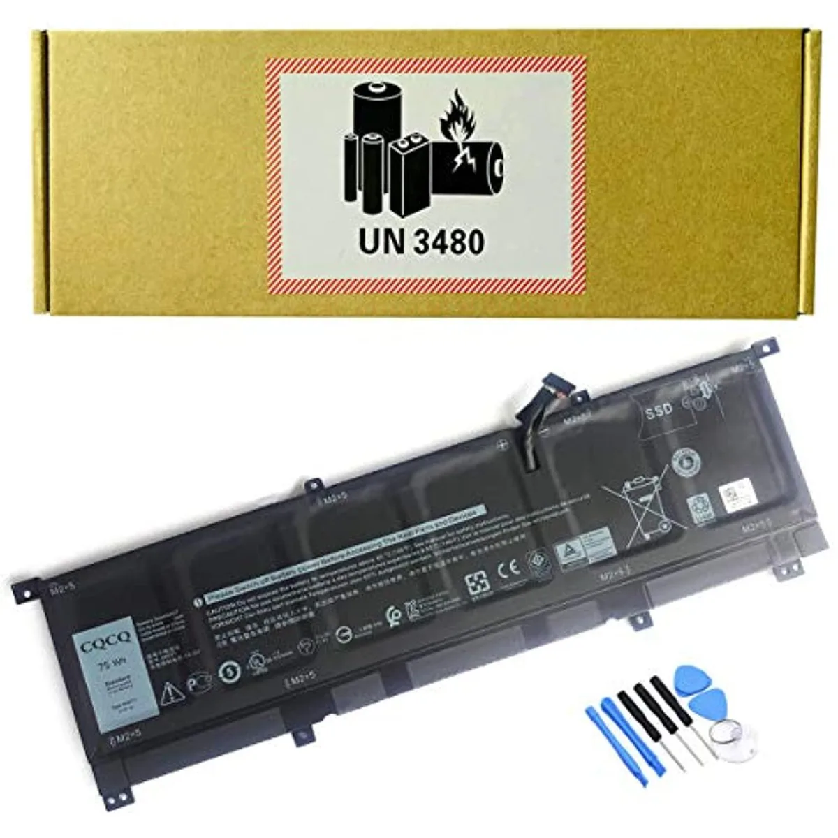 Oemstation Oemstation 11.4V 75Wh laptop battery for Dell XPS 15 9575 2-in-1 Precision 5530 — product photo