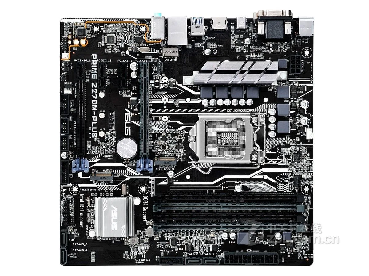ASUS ASUS PRIME Z270M-PLUS Intel Z270 Micro ATX Motherboard — product photo