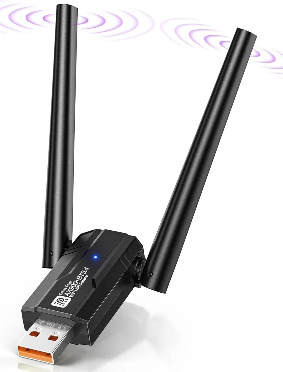 IHDAPP IHDAPP 2-in-1 Wi-Fi 6 Bluetooth 5.4 USB Adapter with 5dBi Antenna — product photo