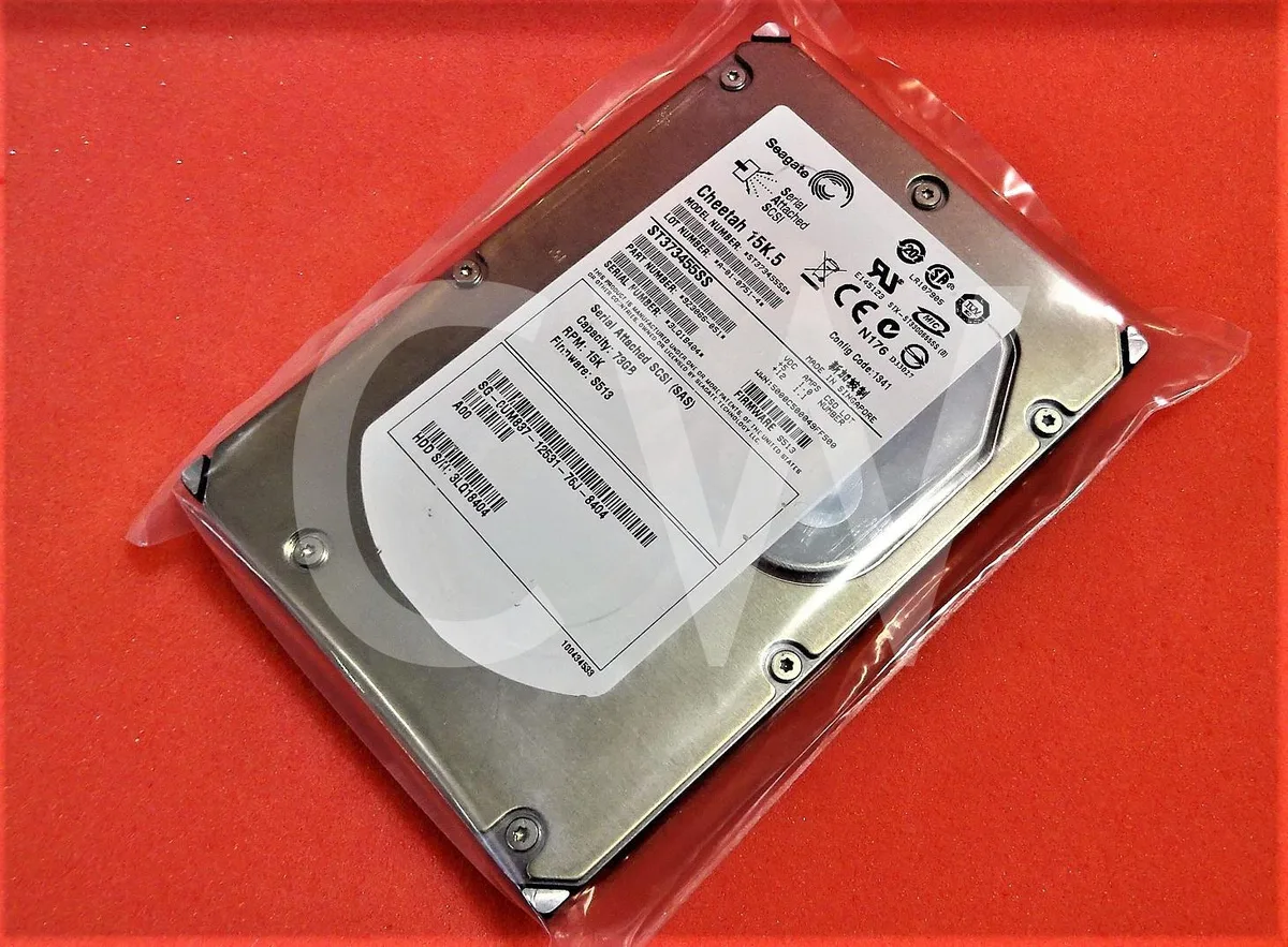 DELL DELL CHEETAH 15K.5 ST373455SS 73GB 15000RPM 3.5" SAS internal hard drive — product photo