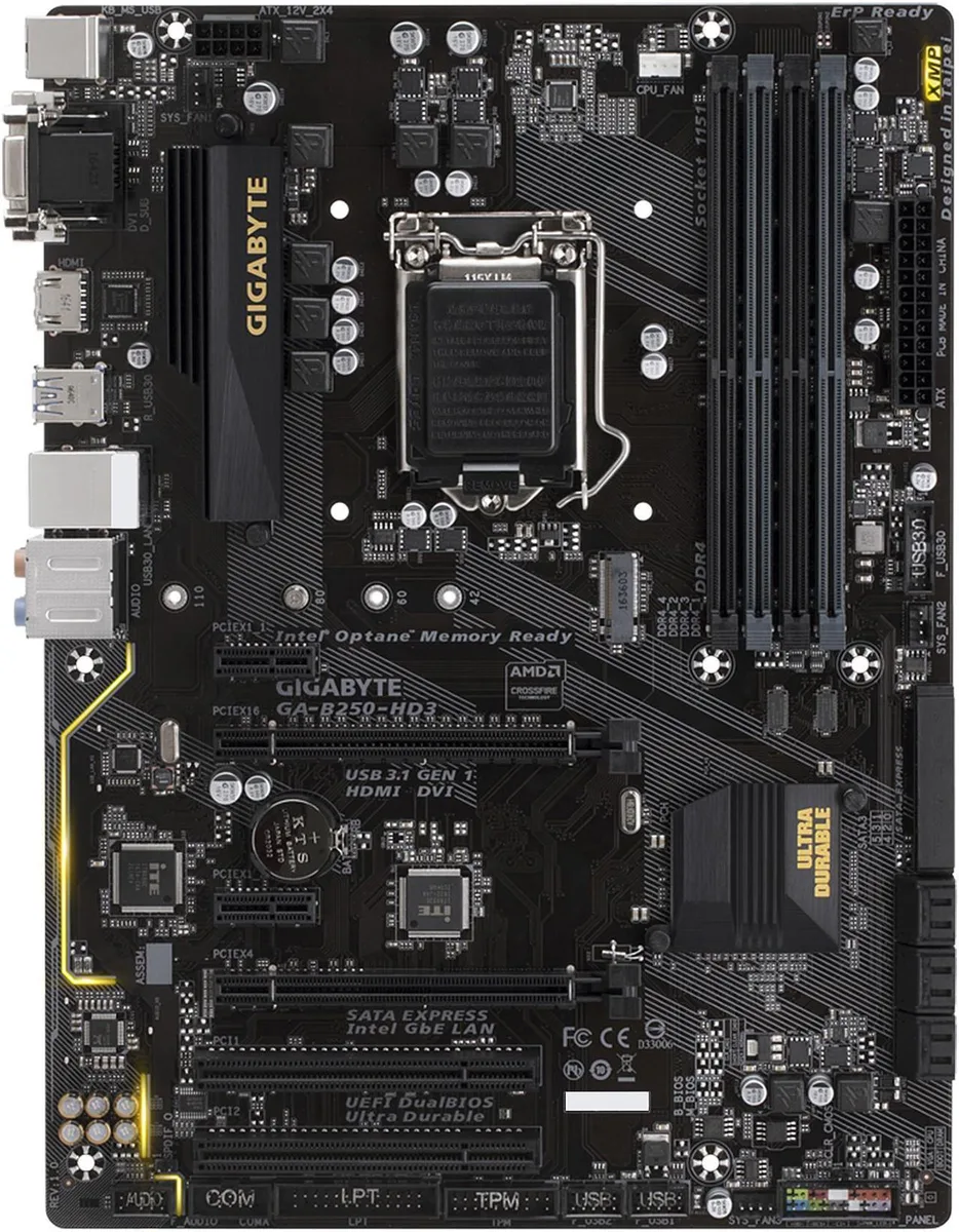 GIGABYTE GIGABYTE GA-B250-HD3 rev 1.0 motherboard accessory — product photo