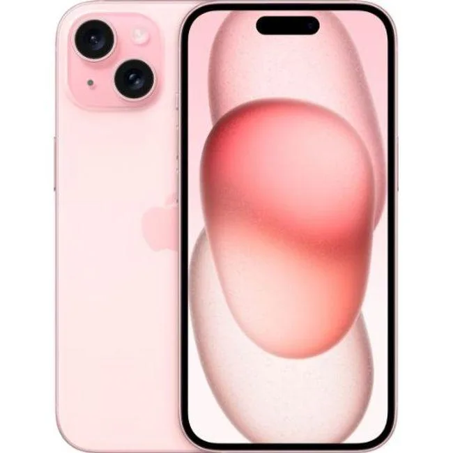 Apple Apple iPhone 15 128GB Pink Dual eSIM Unlocked cell phones - unlocked — product photo