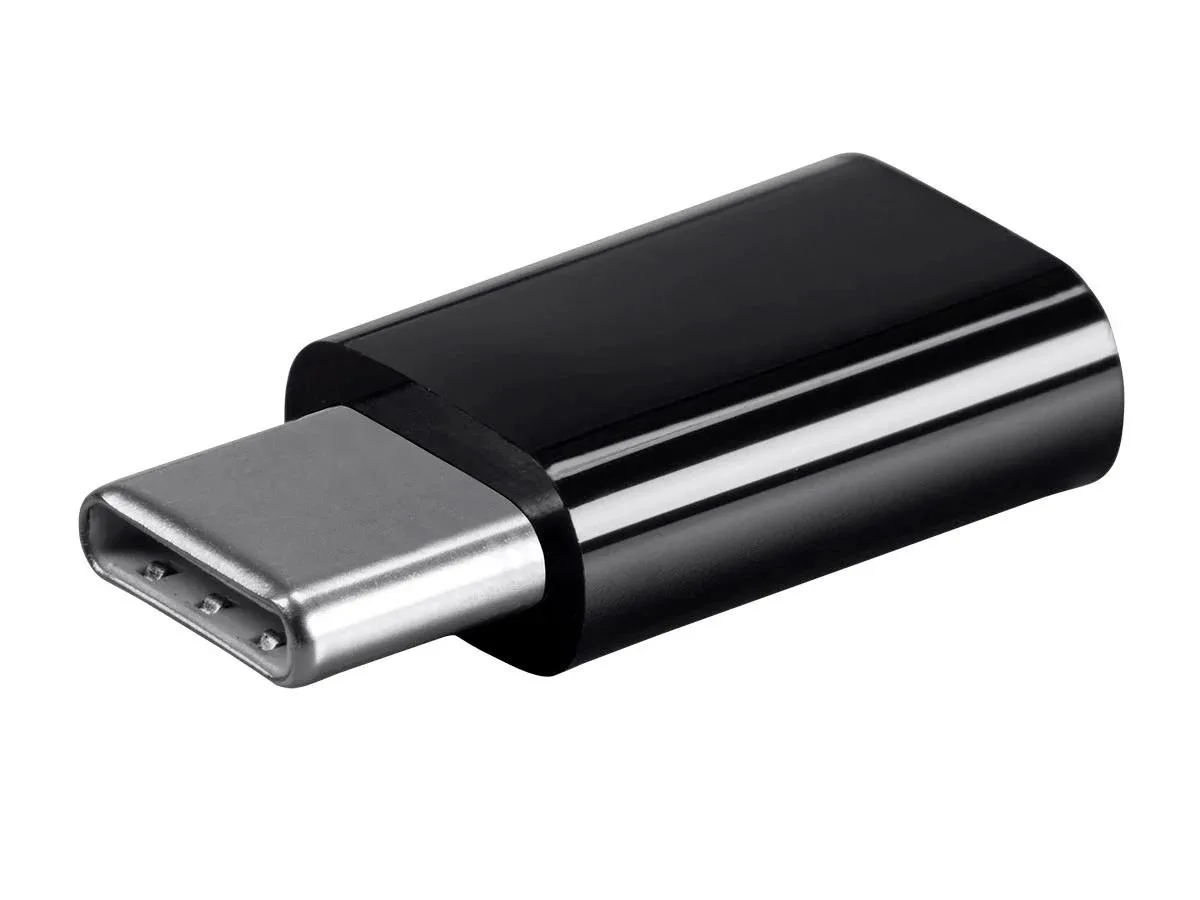 Monoprice Inc. Monoprice 118628 USB-C to Micro B Adapter Black — product photo