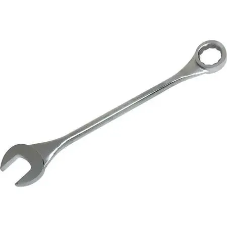 Gray Tools 70mm 12-point combination wrench with satin chrome finish