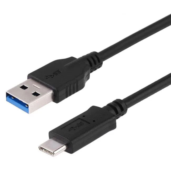 Cablecc Cablecc USB 3.1 Type C to USB A Male Cable Black — product photo