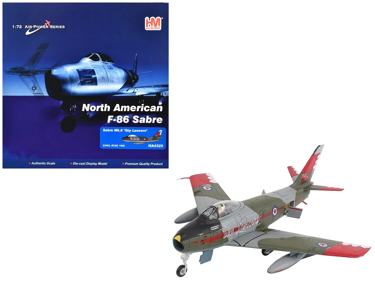 Hobby Master Hobby Master Canadair Sabre Mk.6 "Sky Lancers" 1956 1/72 hobby collectible — product photo