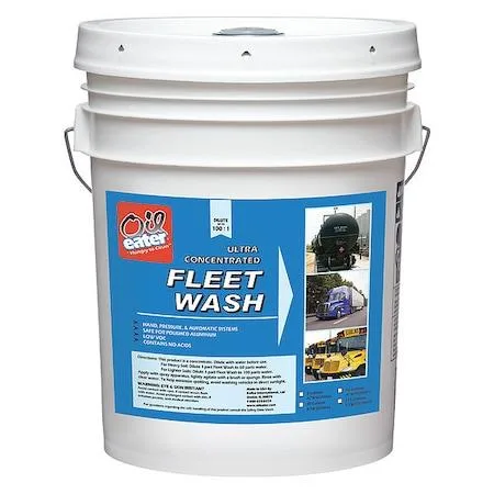 Clear liquid in a 5 gal bucket, new condition