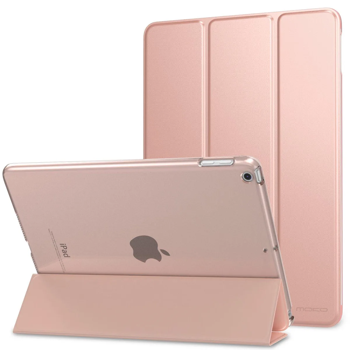 MoKo Smart Case iPad 9.7 2018/2017 Rose Gold — product photo