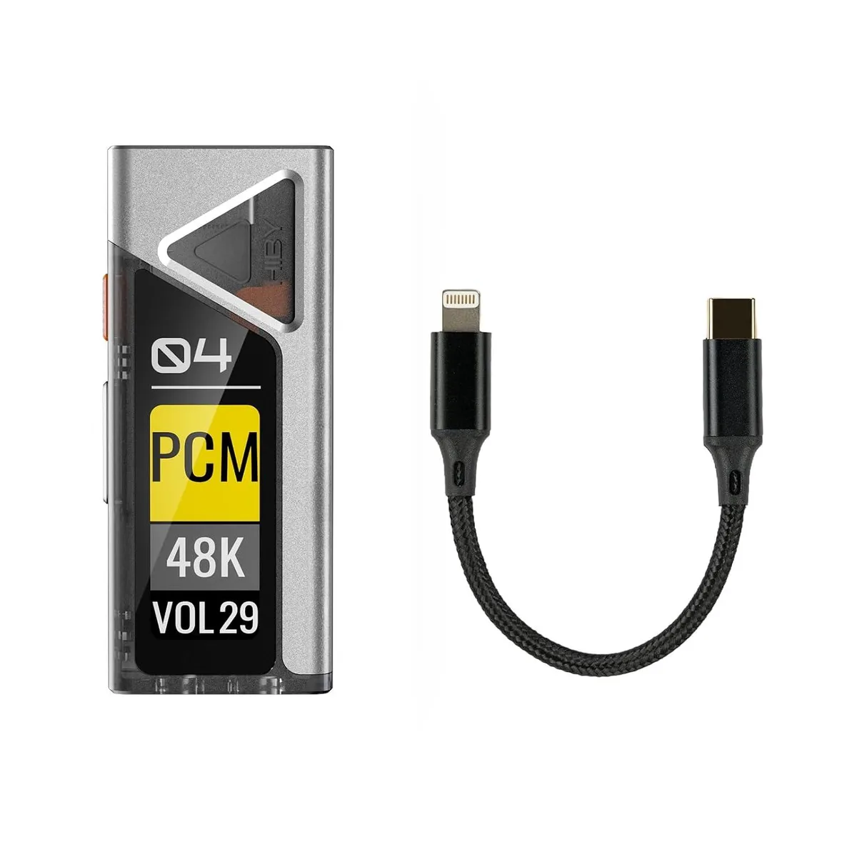 LORDWORLD LORDWORLD FC4 USB DAC Headphone Amplifier &amp; OTG Cable Silver — product photo