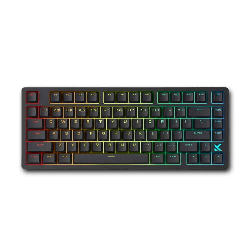 MCHOSE MCHOSE HW-Jet75-1 gaming keyboard 75% wired USB-C Kailh magnetic switch PBT keycaps black — product photo