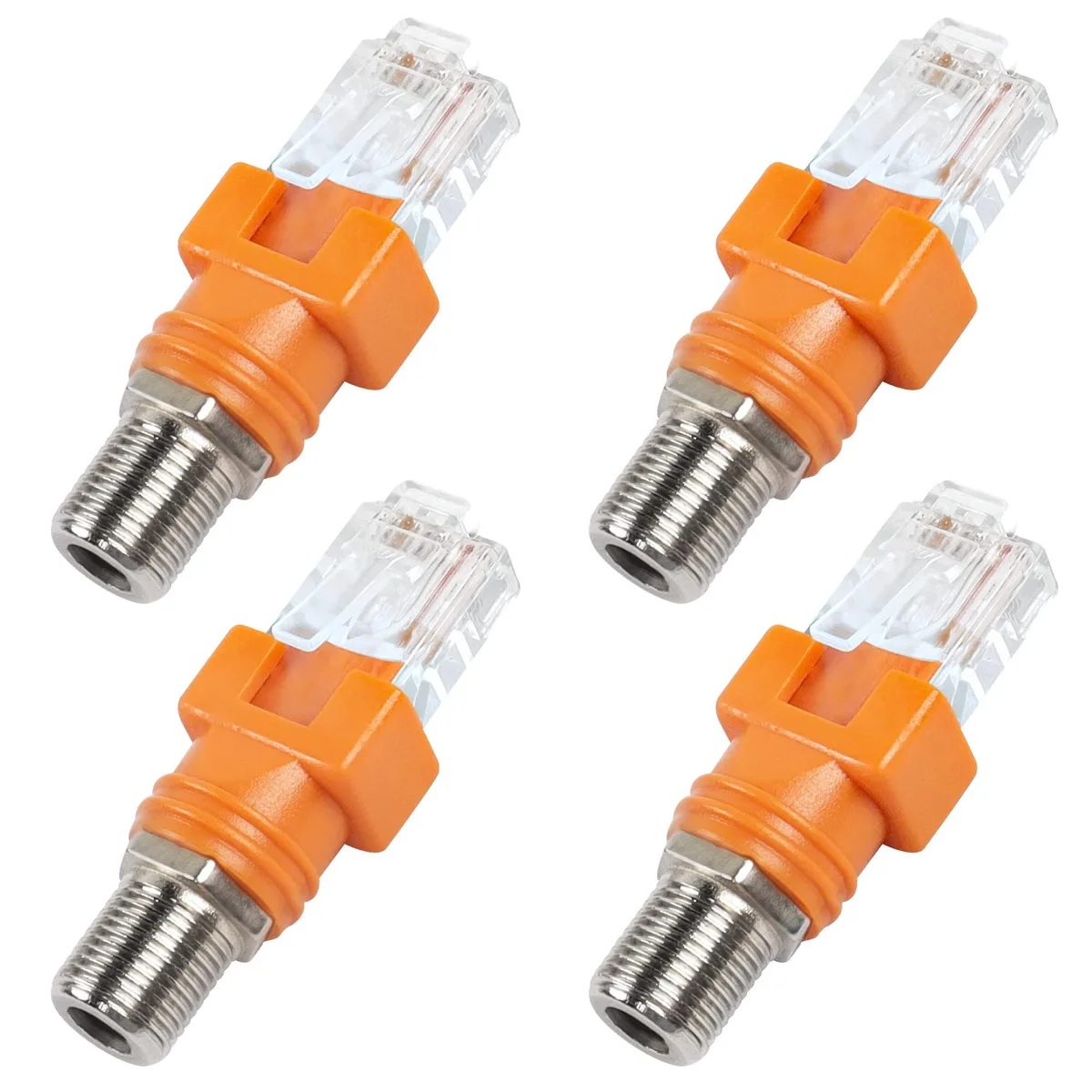 Vszerda Vszerda F-Female to RJ45 Coaxial RF Cable 4-Pack 50Ω — product photo