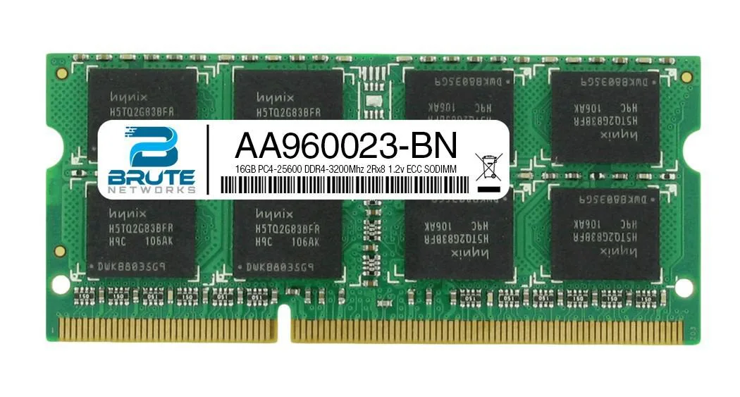 Brute Networks Brute Networks 16GB DDR4-3200 2Rx8 ECC SODIMM Dell AA960023 — product photo