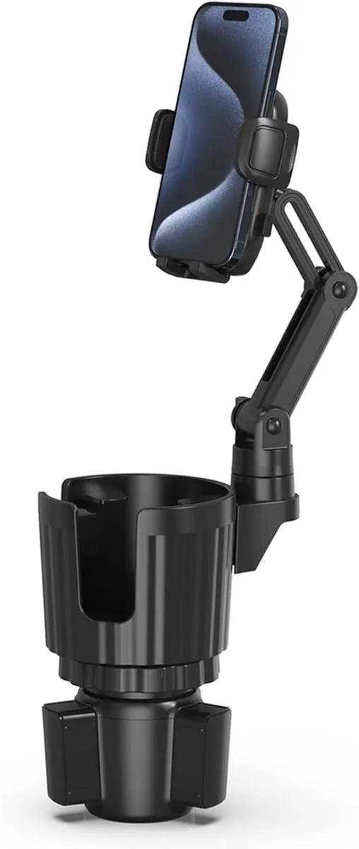 Keyence Keyence 2-in-1 Cup Holder Expander Phone Mount 360° 2.56-3.94 in — product photo