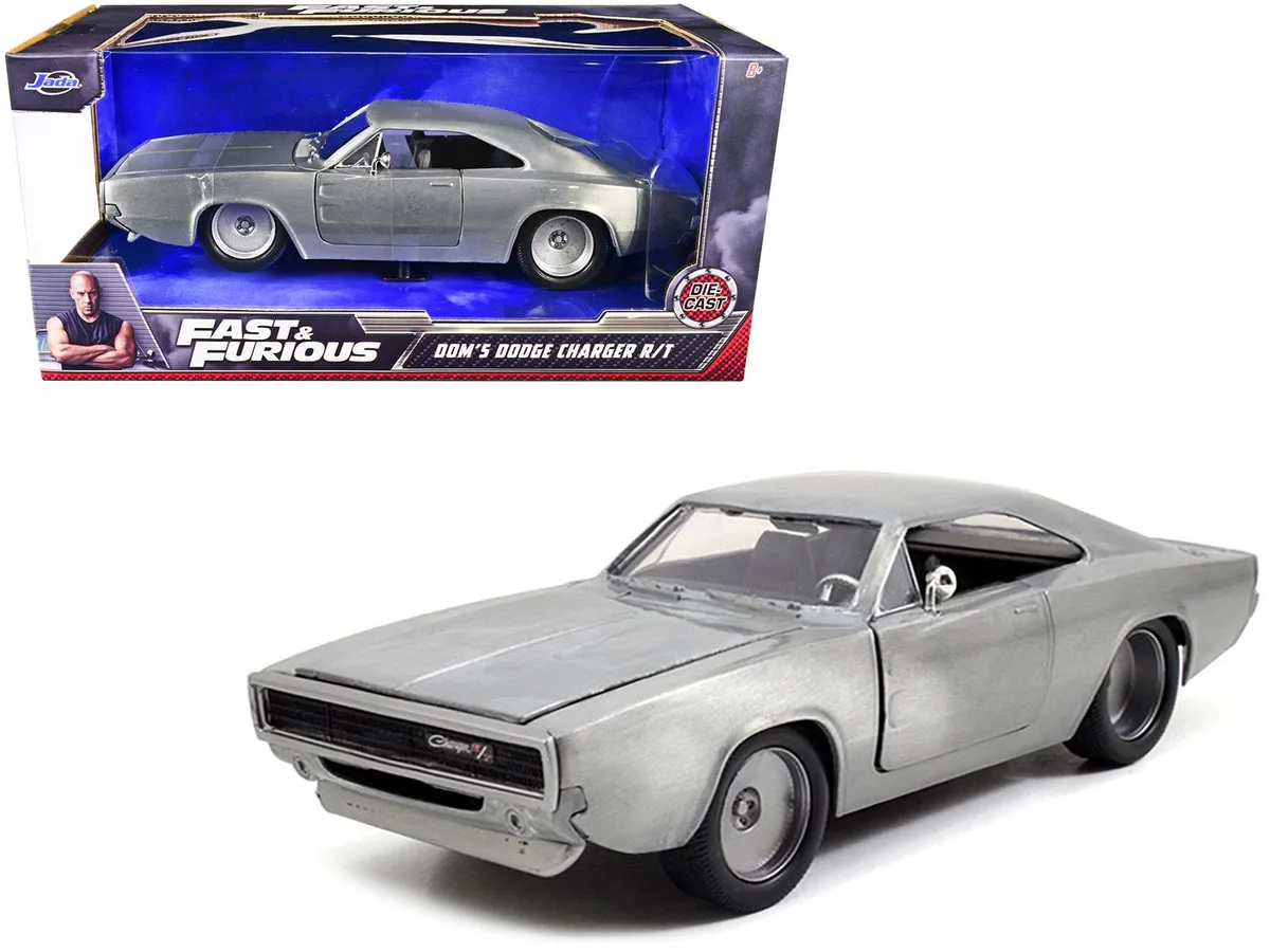 Jada Jada Dom's 1970 Dodge Charger R/T Bare Metal Fast &amp; Furious 7 1/24 Diecast Car — product photo