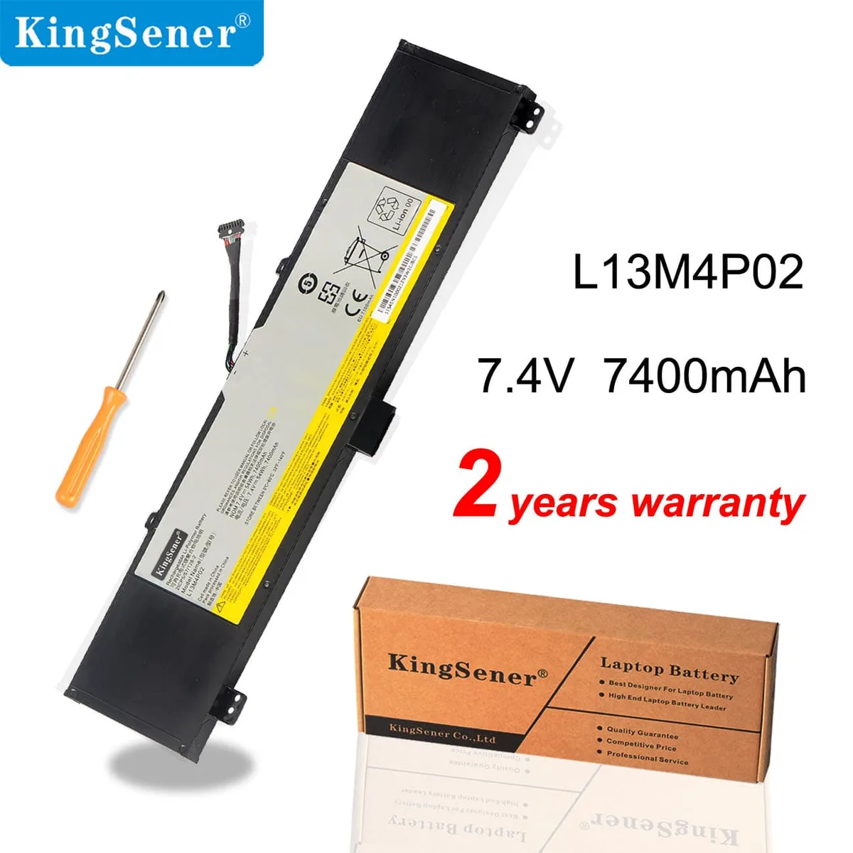 KingSener KingSener L13M4P02 7400mAh 7.4V laptop battery — product photo