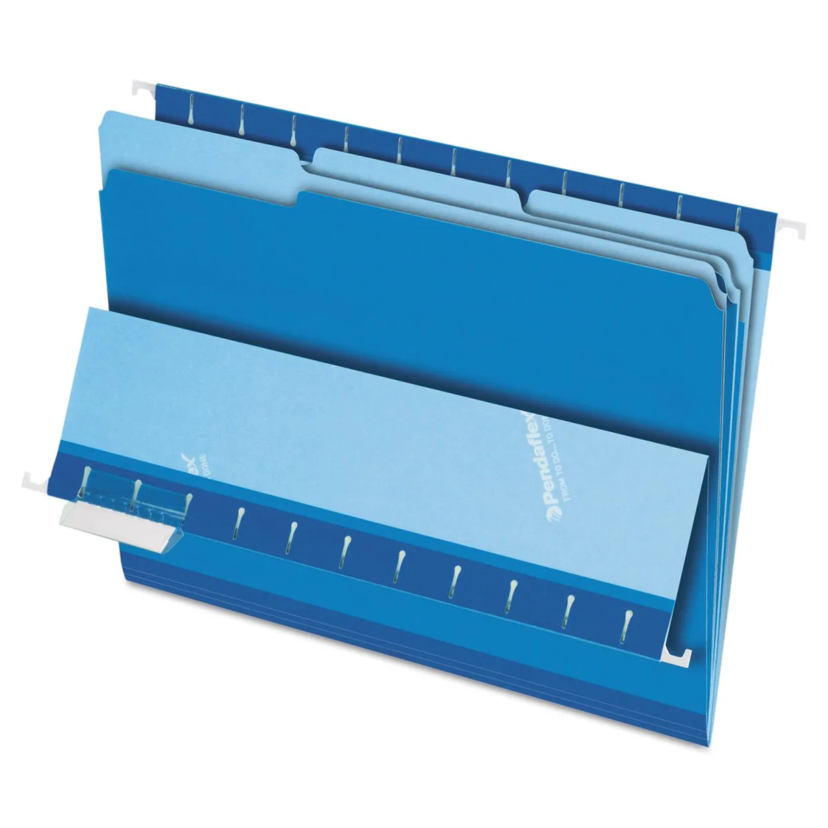Pendaflex Essentials Pendaflex Essentials 421013BLU Interior File Folders Blue 100/Box accessory — product photo
