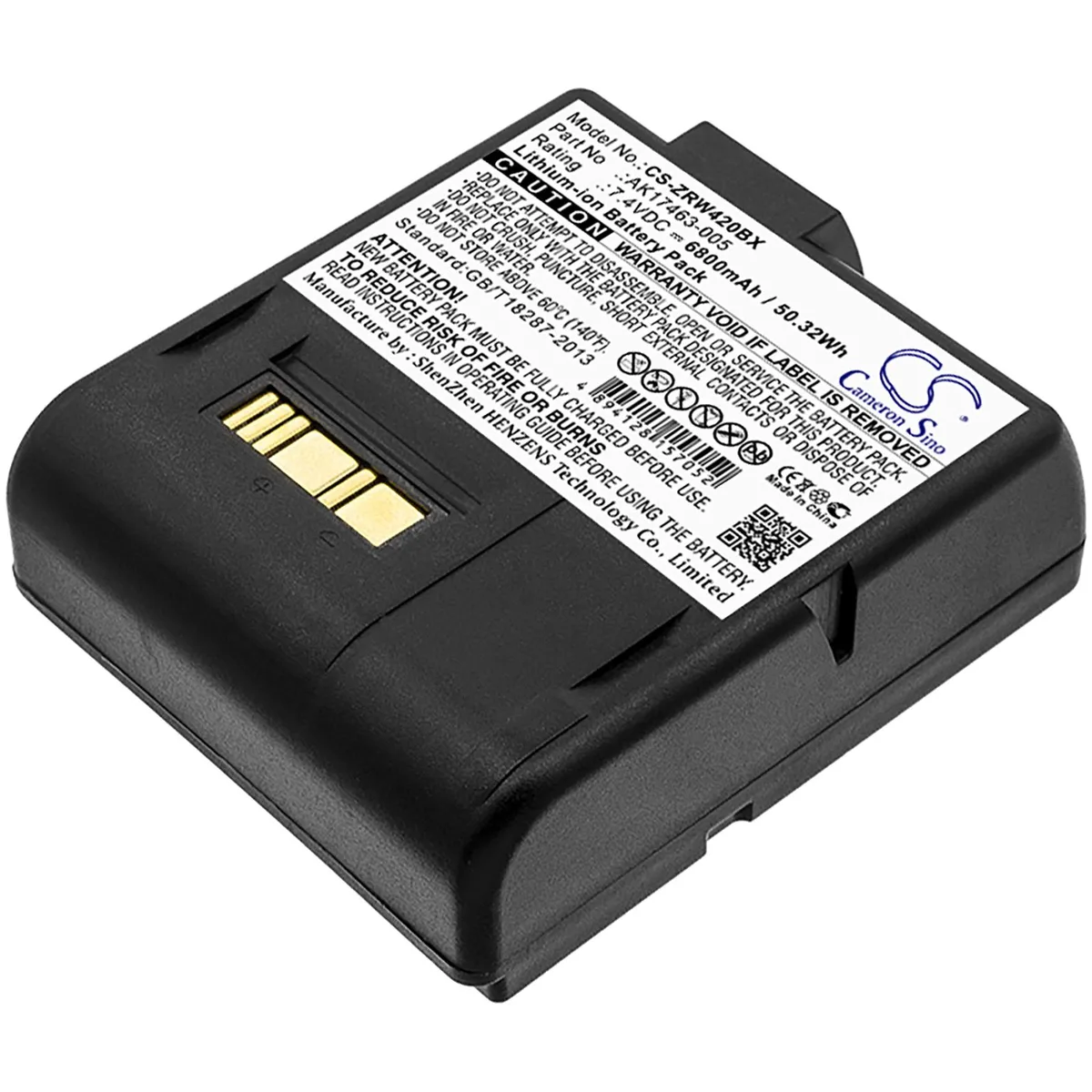 Cameron &amp; Co Cameron &amp; Co DS-CS-ZRW420BX 6.8 Ah Li-ion battery — product photo