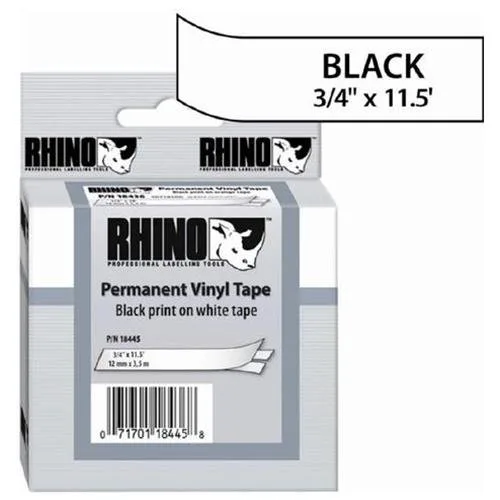 Sanford Sanford 18445 Black on White Label 19mm 5.5m — product photo