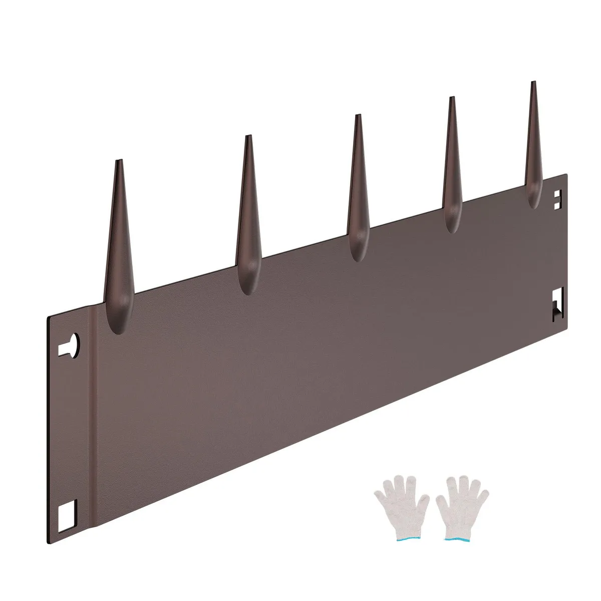 VEVOR VEVOR Steel Landscape Edging 5 Pack 39x5in Brown — product photo