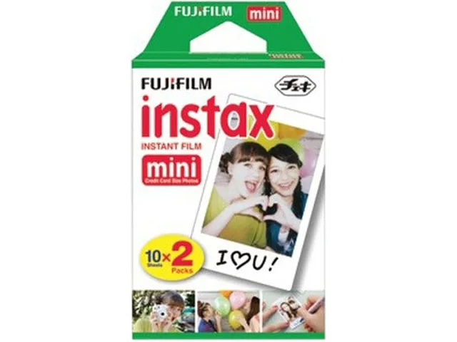 FUJIFILM FUJIFILM 16386016 Instax Mini Twin Pack 20 Sheets camera accessory — product photo