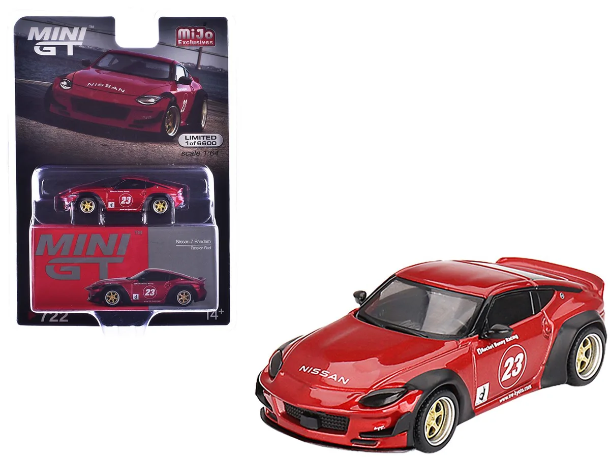 Mini GT Mini GT Nissan Z Pandem #23 Passion Red 1/64 Limited 6600 — product photo