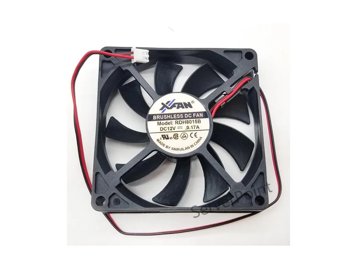 Fans Fans RDH8015B 12V .17A 80x80x15mm 2-Wire Server Case Fan — product photo