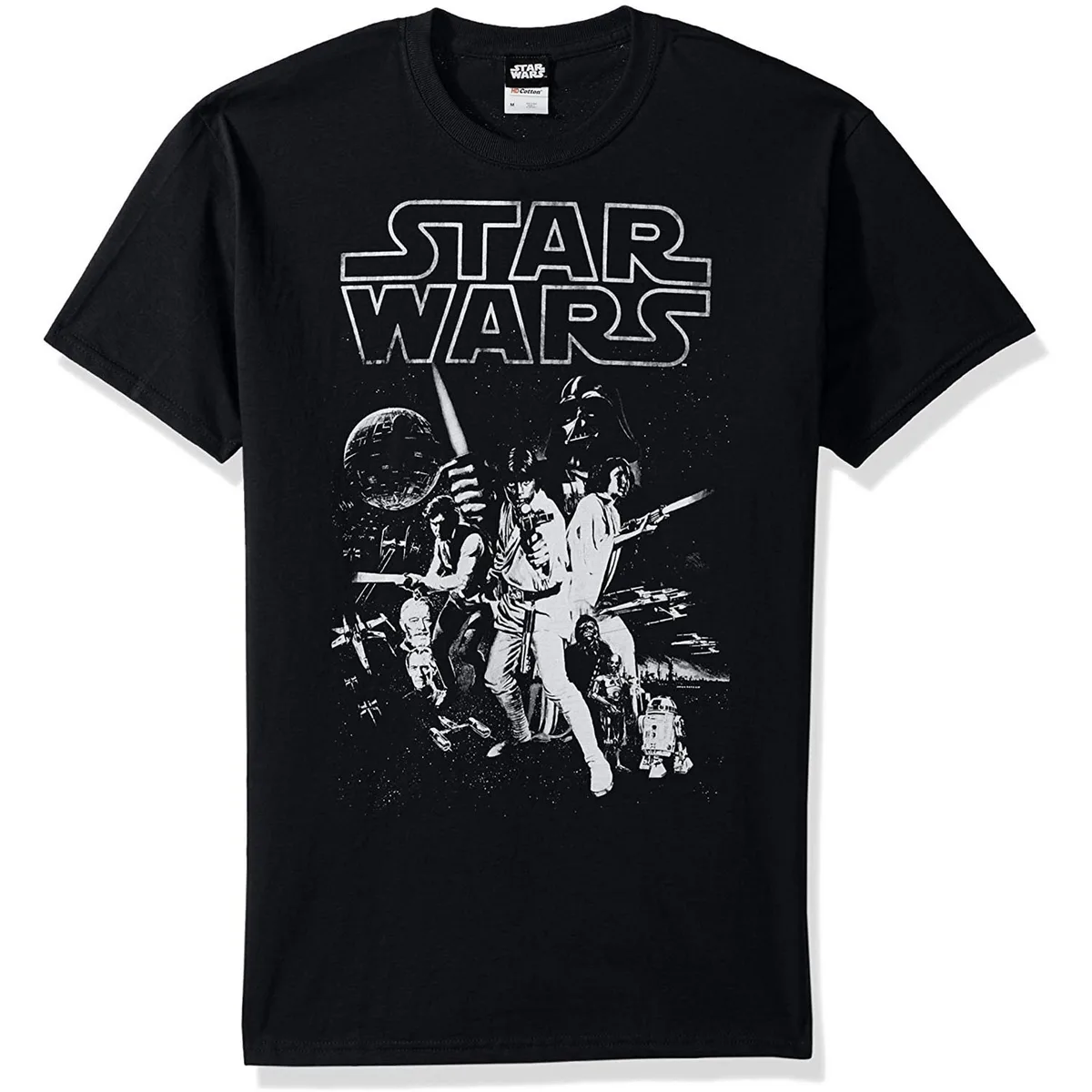 Star Wars Star Wars Men's Poster Graphic Tee Black M 50% Cotton 50% Polyester — product photo