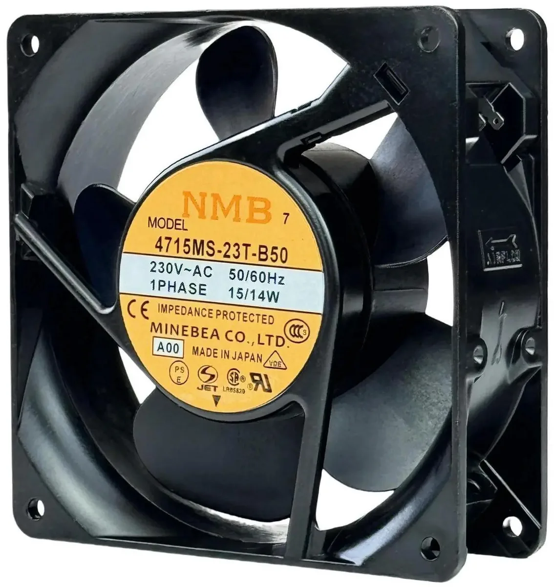 Vszerda Vszerda 4715MS-23T-B50 AC230V 120×120×38mm cooling fan — product photo
