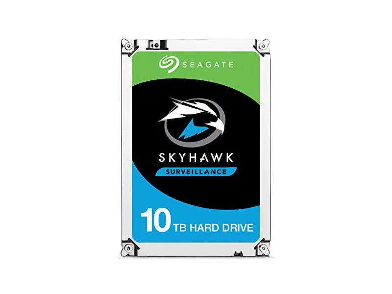 Seagate Seagate SkyHawk AI 10 TB 3.5" 7200 RPM 256 MB SATA 6.0 Gb/s internal hard drive — product photo