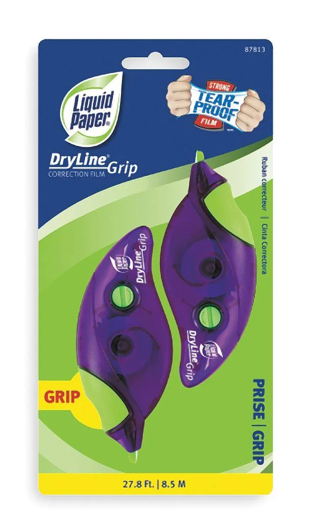 Two white correction tape dispensers side by side