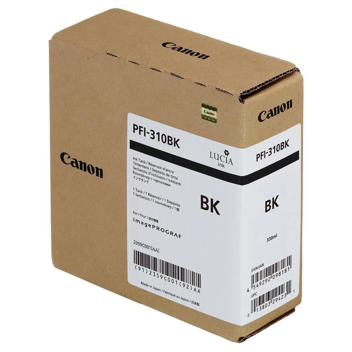 Canon Canon PFI-310 330ml Black Pigment Ink Tank — product photo