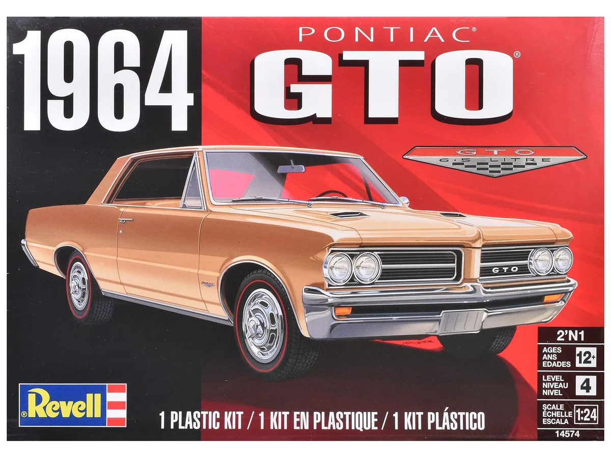 Revell Revell 1964 Pontiac GTO 2-in-1 1/24 Level 4 Kit — product photo