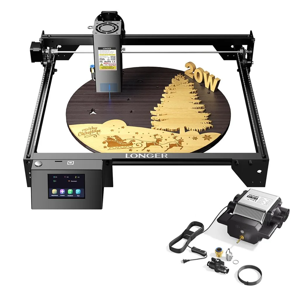 LONGER LONGER RAY5 20W Laser Engraver with Air Assist — product photo