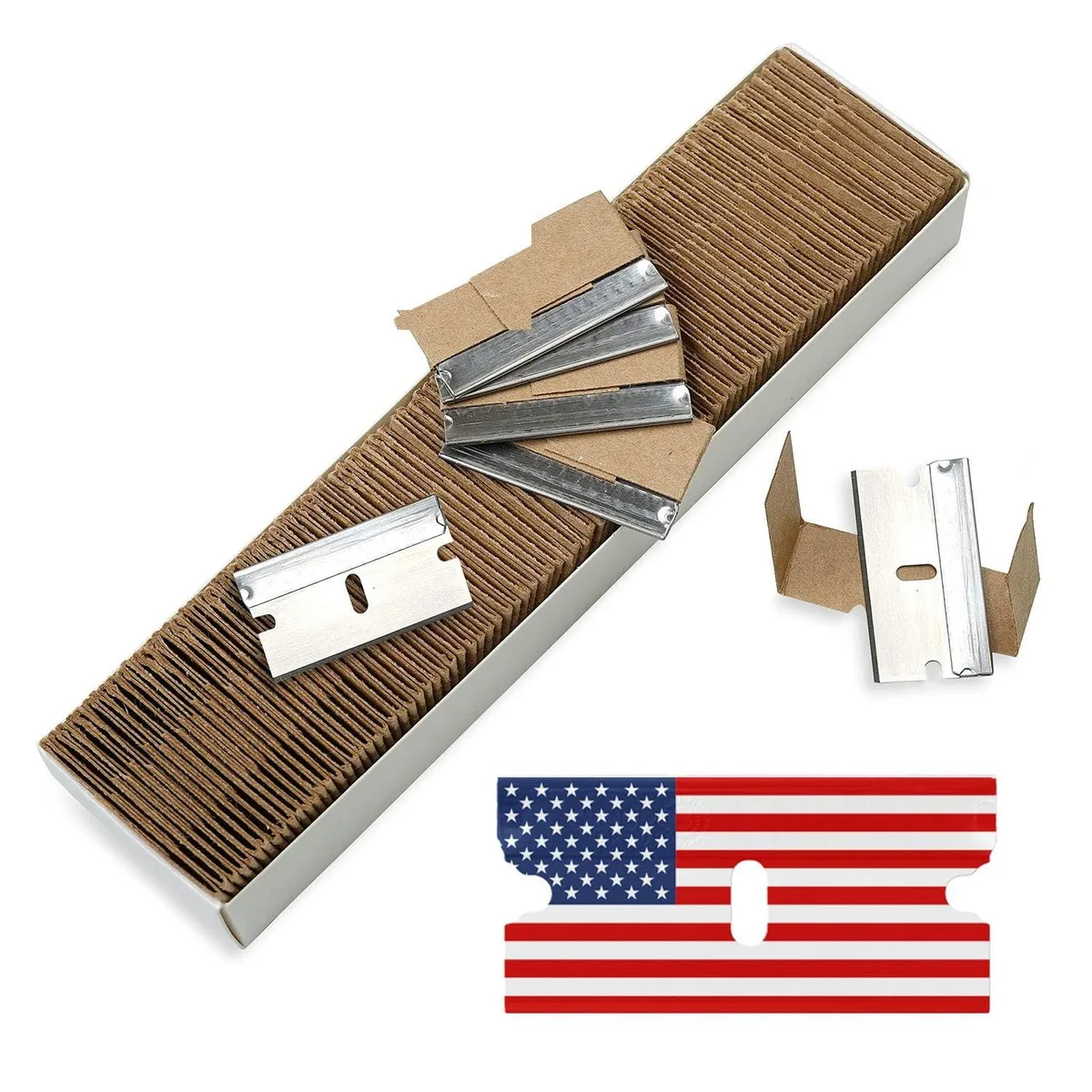  CANOPUS Single Edge Industrial Razor Blades 100 Count — product photo