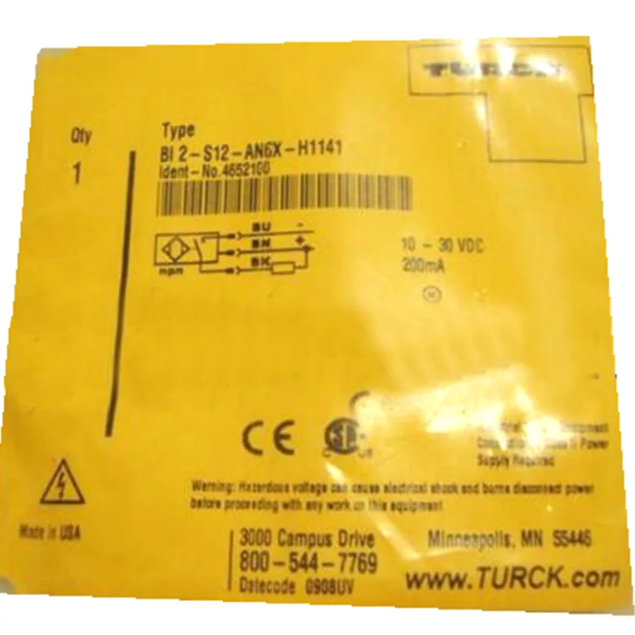 Turck Turck Bi2-S12-AP6X-H1141 46520 M12 inductive sensor PNP electrician tool — product photo