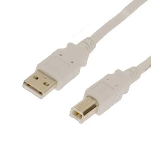 USBGear USBGear AB1FT-W USB 2.0 Cable A to B White 1ft — product photo