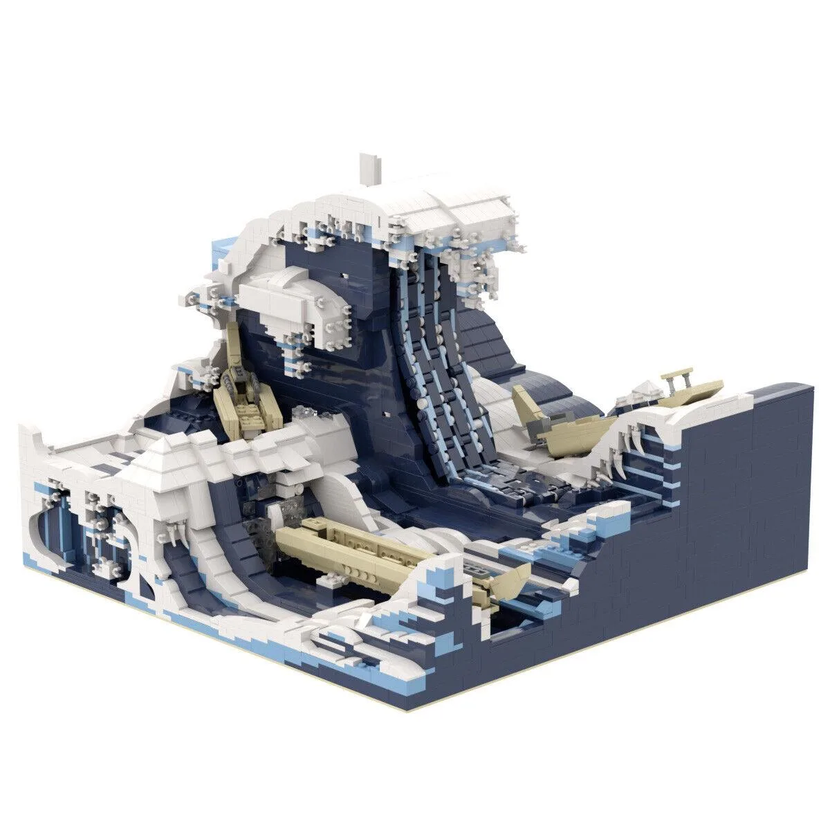ZITIANYOUBUILD ZITIANYOUBUILD C4981 The Wave Building Toys Set 3289 Parts — product photo