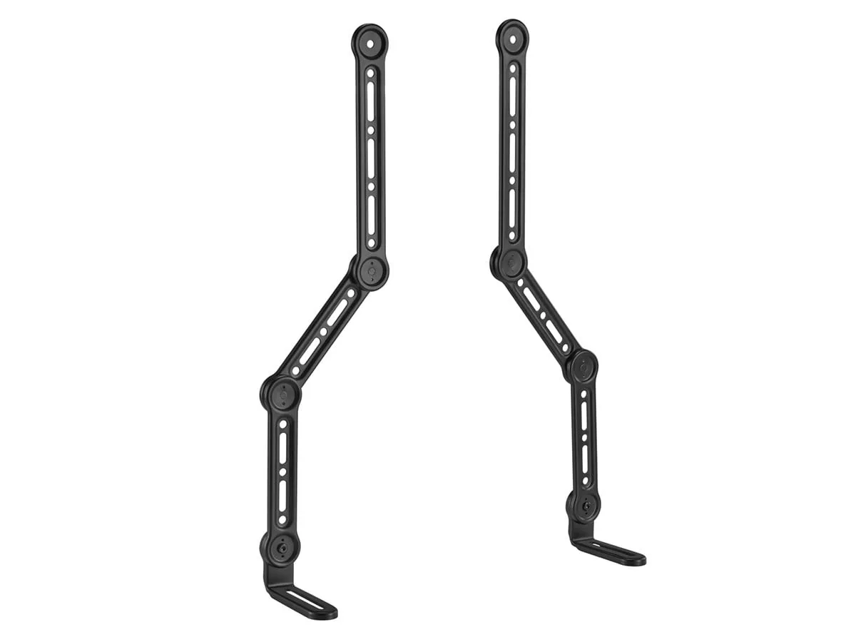 Monoprice Inc. Monoprice 144900 Soundbar Mount Adjustable Arms L-Shaped Brackets 33 lbs 90in TV — product photo