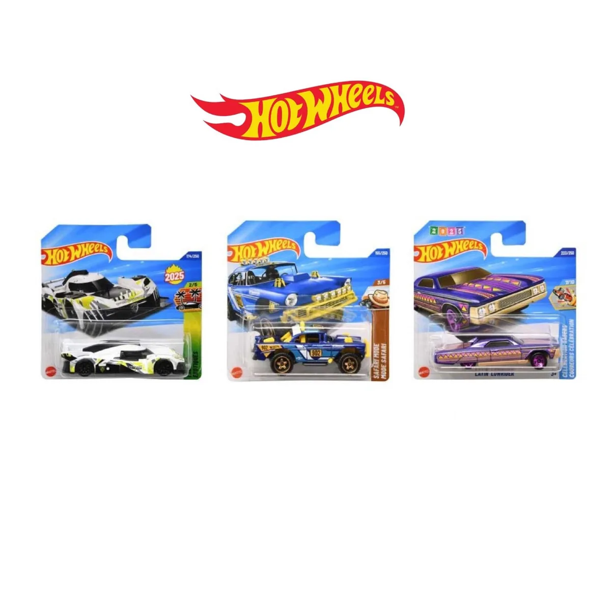 Mattel Mattel Hot Wheels 1:64 Scale Mystery Random Assortment 3 Vehicle Set — product photo