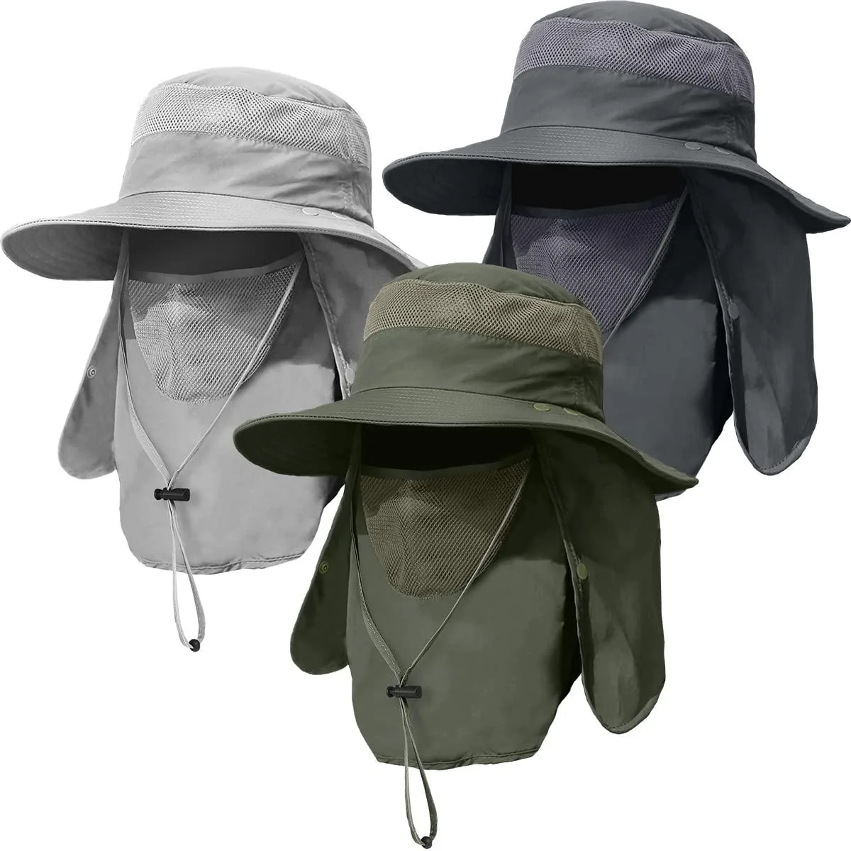  KIRAAT Kir-sun-fishinghat 3 Pack Green UPF 50+ — product photo
