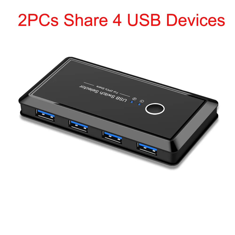 LUOM LUOM E-yield T06 USB 3.0 KVM Switch 2 Computers 4 Devices 1920 x 1080 — product photo