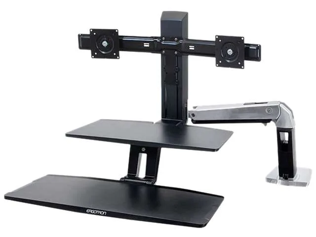 Ergotron Ergotron 24392026 WorkFit-A Sit-Stand Workstation Dual Monitor office furniture — product photo