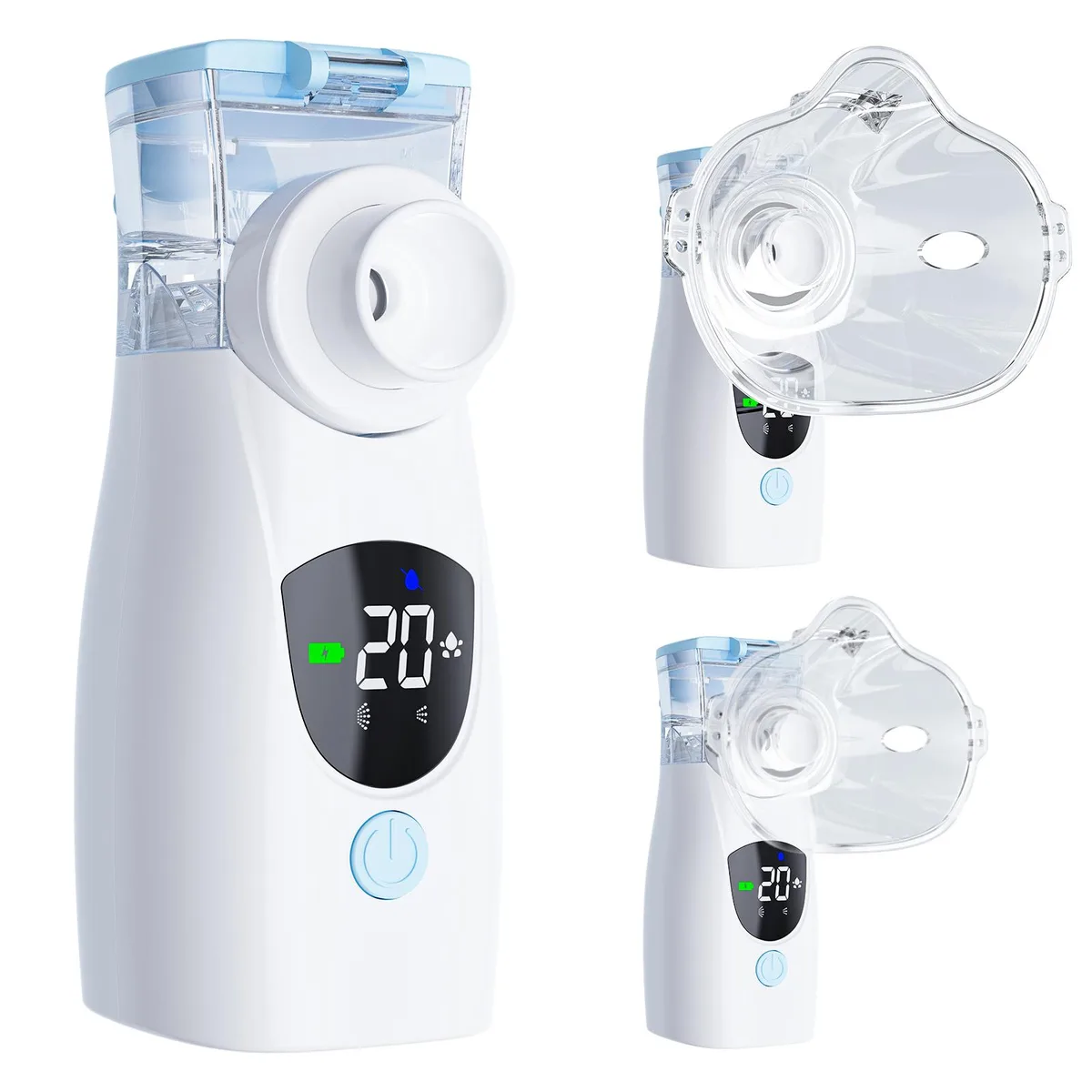 Belifu Belifu Standard Mesh Nebulizer White 800mAh Ultra Quiet  — product photo