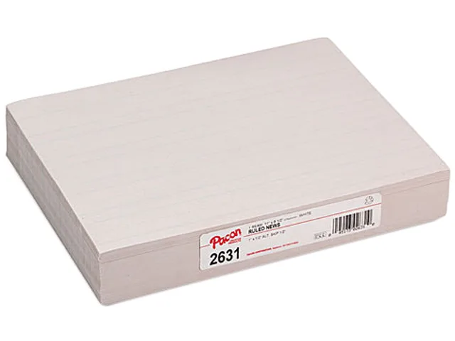 Pacon Pacon 2631 Ruled Newsprint Practice Paper 11 x 8.5 500 Sheets — product photo