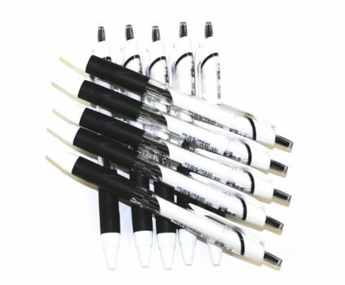  Uni-ball SXN15005.24x10 Roller Ball Pen 0.5mm Black Set of 10 — product photo