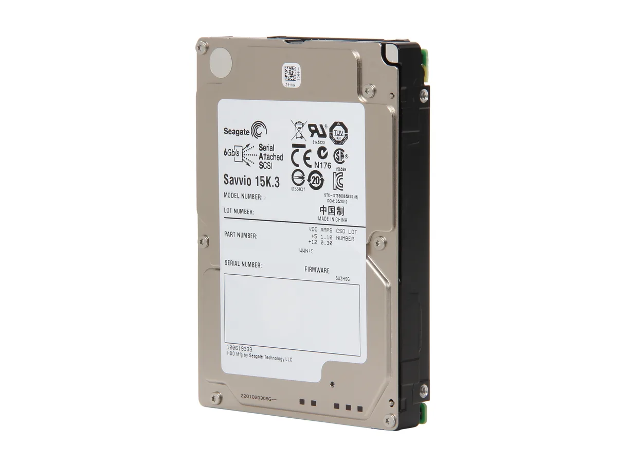 Seagate Seagate Savvio 15K.3 ST9300653SS 300GB 15000 RPM 64MB SAS 2.5" laptop hard drive — product photo